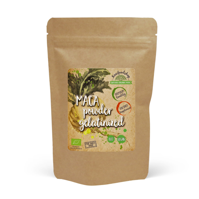 Maca Pulver Gelatiniserat 5:1 EKO 250g