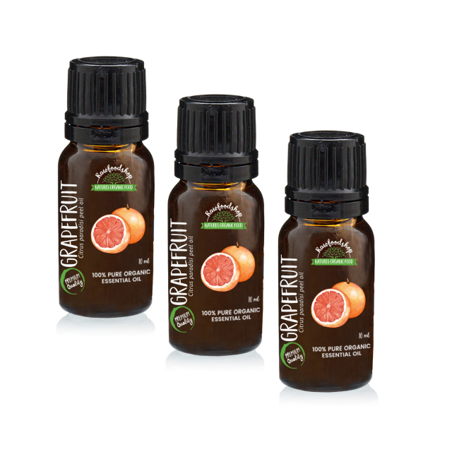 Grapefrukt Eterisk Olja EKO 10ml x 3 flaskor