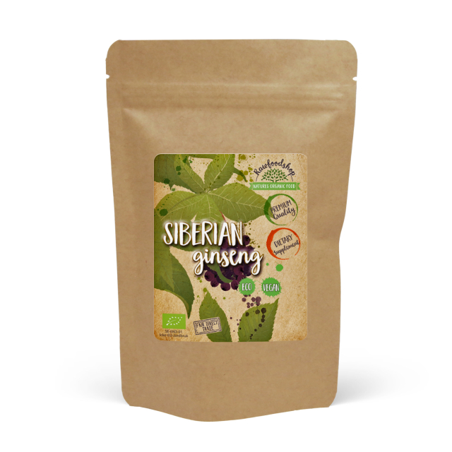 Siberian Ginseng Pulver EKO 125g