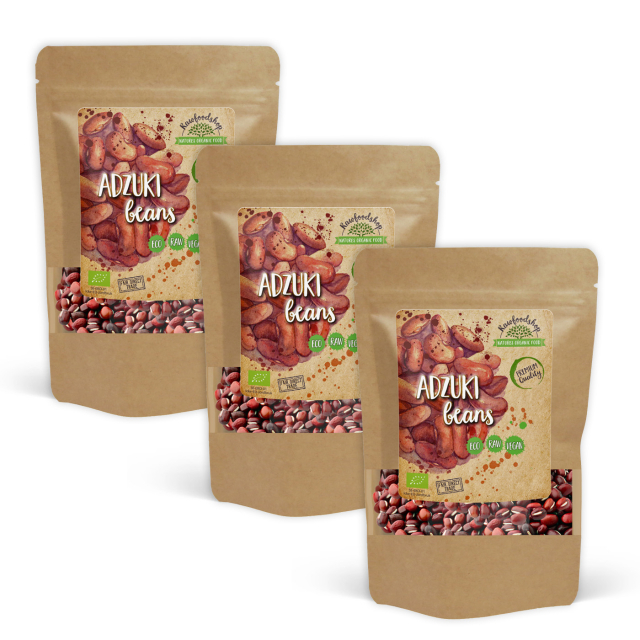 Adzuki bönor EKO 1kg x 3 paket
