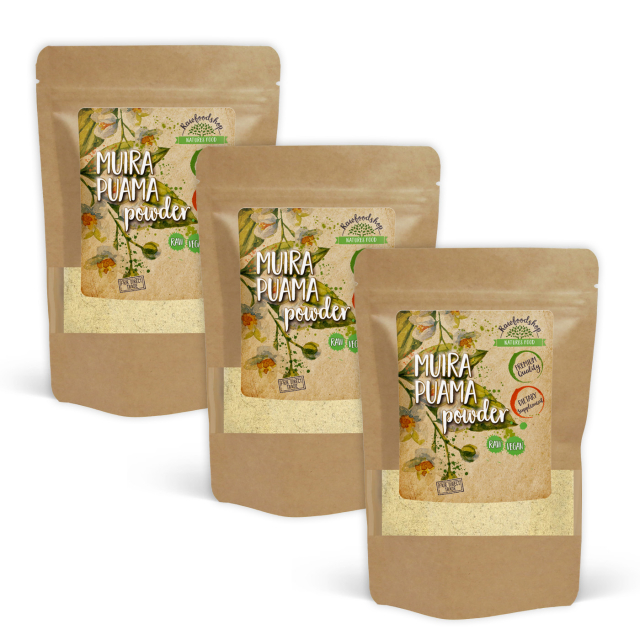 Muira Puama Pulver 125g x 3 paket