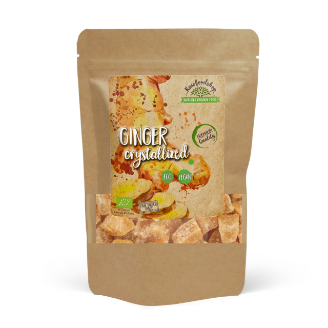 Ingefära Kristalliserad EKO 200g