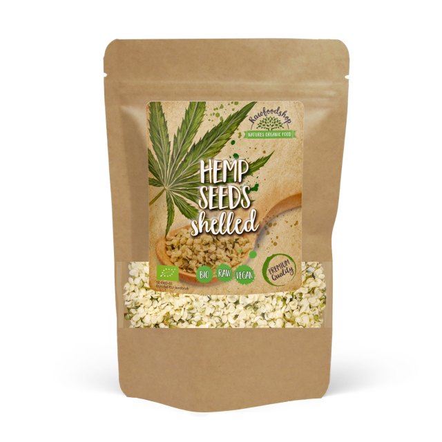 Hampafrön Skalade EKO 1kg