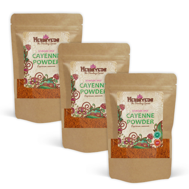 Cayennepulver EKO 100g x 3 paket
