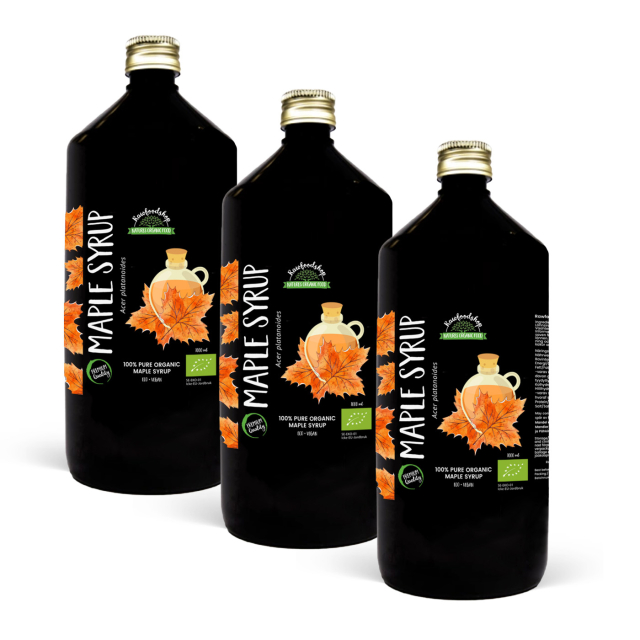 Lönnsirap EKO 1L x 3 flaskor