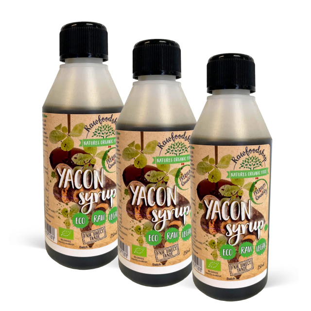 Yaconsirap EKO 250 ml x 3 flaskor