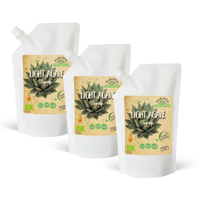 Agave Sirap Ljus EKO 1000ml x 3 paket