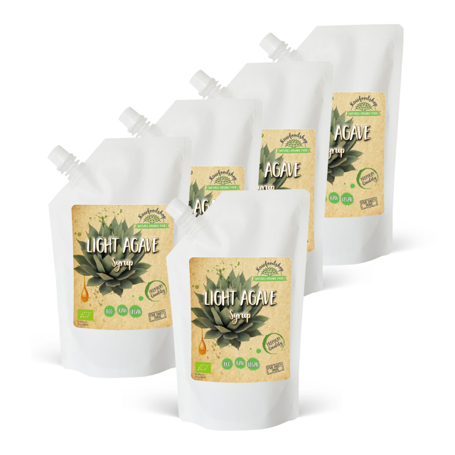 Agave Sirap Ljus EKO 1000ml x 5 paket