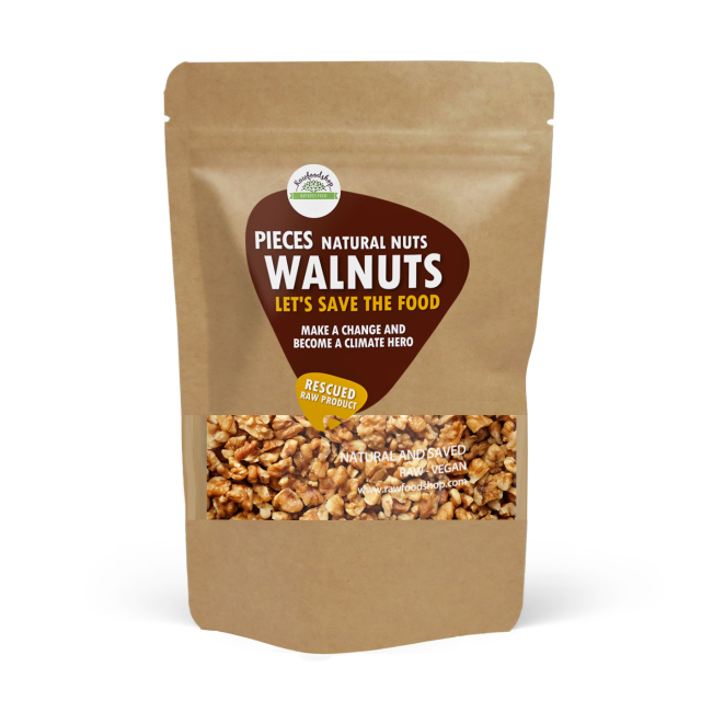 Valnötter i bitar RAW 750g